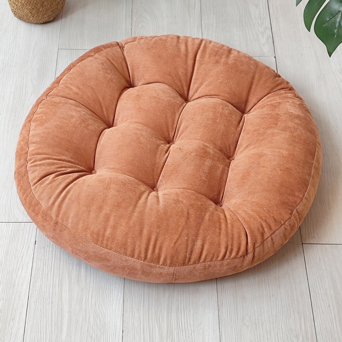 91家纺网 家纺一手货源 找家纺 （总）李帅家居 2025新款大号灯芯绒坐垫圆形蒲团垫子中式红木椅子坐垫古典实木家具沙发太师椅圈椅茶桌座椅垫定制