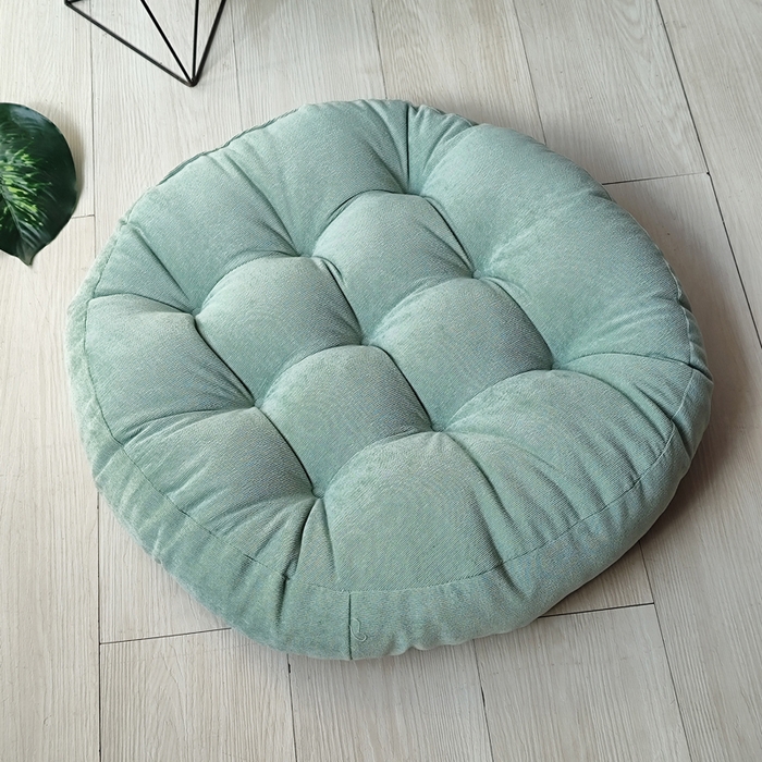 91家纺网 家纺一手货源 找家纺 （总）李帅家居 2025新款大号灯芯绒坐垫圆形蒲团垫子中式红木椅子坐垫古典实木家具沙发太师椅圈椅茶桌座椅垫定制