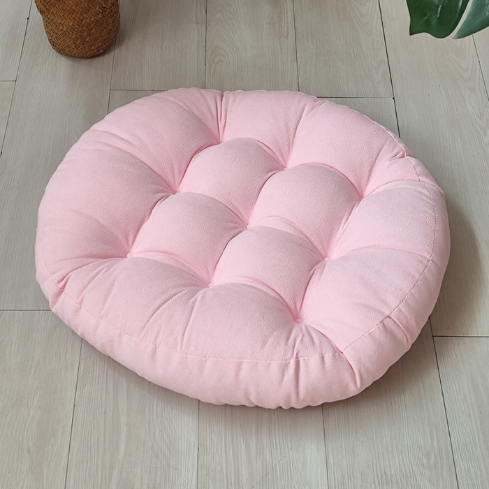 91家纺网 家纺一手货源 找家纺 （总）李帅家居 2025新款大号灯芯绒坐垫圆形蒲团垫子中式红木椅子坐垫古典实木家具沙发太师椅圈椅茶桌座椅垫定制