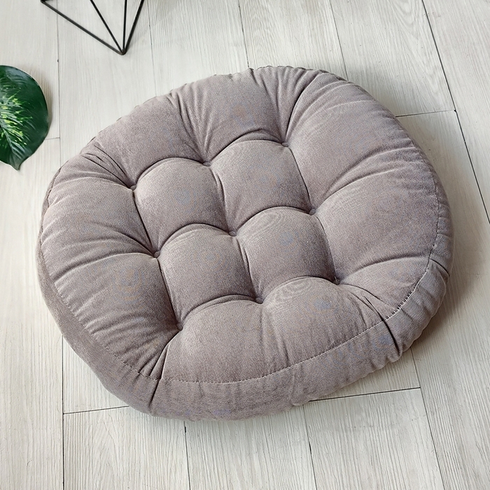 91家纺网 家纺一手货源 找家纺 （总）李帅家居 2025新款大号灯芯绒坐垫圆形蒲团垫子中式红木椅子坐垫古典实木家具沙发太师椅圈椅茶桌座椅垫定制