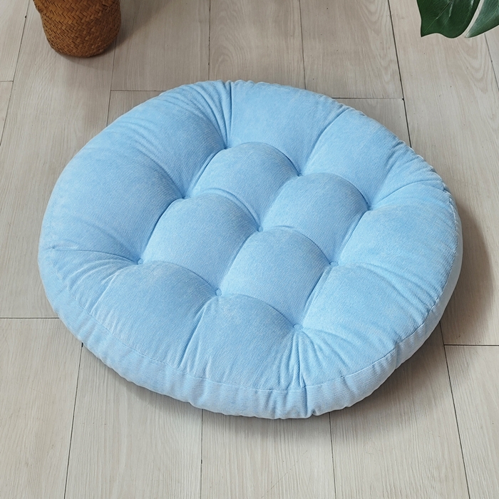 91家纺网 家纺一手货源 找家纺 （总）李帅家居 2025新款大号灯芯绒坐垫圆形蒲团垫子中式红木椅子坐垫古典实木家具沙发太师椅圈椅茶桌座椅垫定制