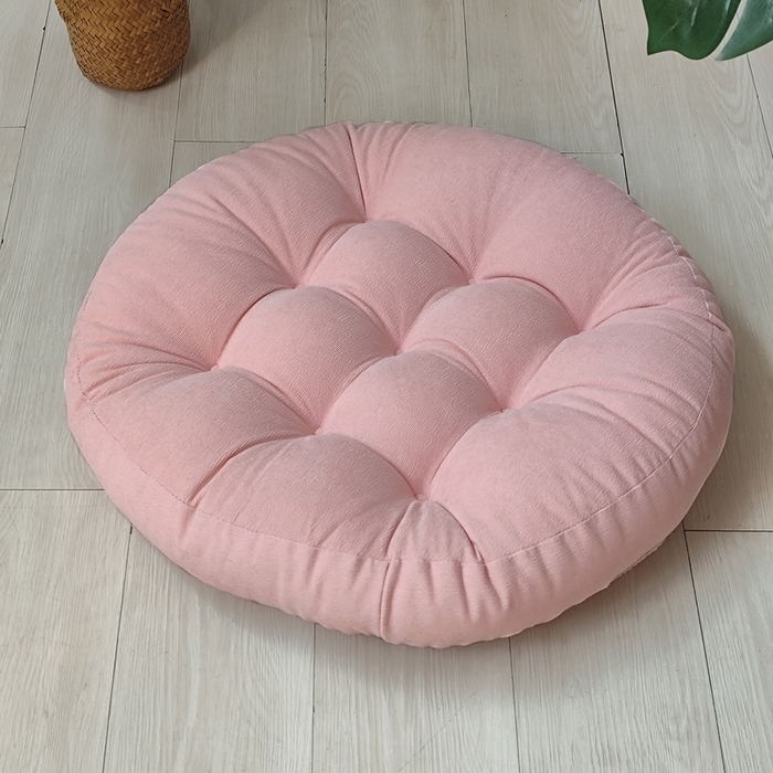 91家纺网 家纺一手货源 找家纺 （总）李帅家居 2025新款大号灯芯绒坐垫圆形蒲团垫子中式红木椅子坐垫古典实木家具沙发太师椅圈椅茶桌座椅垫定制