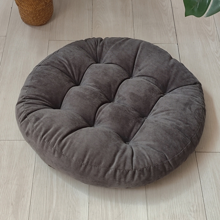 91家纺网 家纺一手货源 找家纺 （总）李帅家居 2025新款大号灯芯绒坐垫圆形蒲团垫子中式红木椅子坐垫古典实木家具沙发太师椅圈椅茶桌座椅垫定制