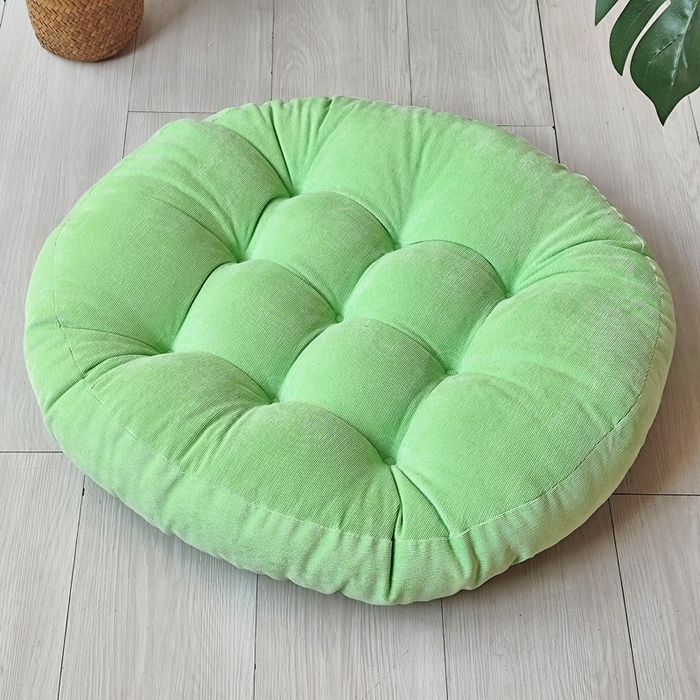 91家纺网 家纺一手货源 找家纺 （总）李帅家居 2025新款大号灯芯绒坐垫圆形蒲团垫子中式红木椅子坐垫古典实木家具沙发太师椅圈椅茶桌座椅垫定制