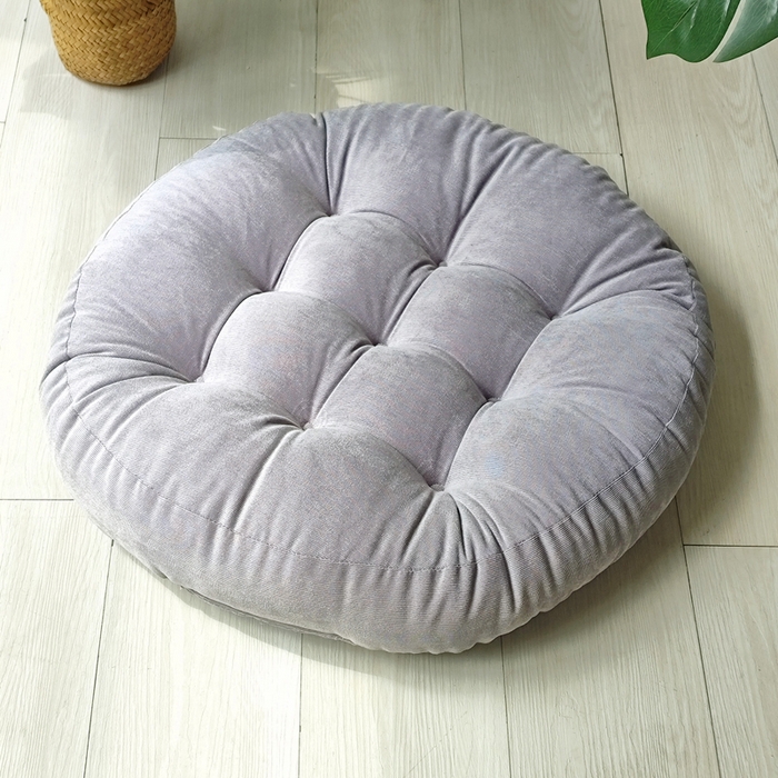 91家纺网 家纺一手货源 找家纺 （总）李帅家居 2025新款大号灯芯绒坐垫圆形蒲团垫子中式红木椅子坐垫古典实木家具沙发太师椅圈椅茶桌座椅垫定制