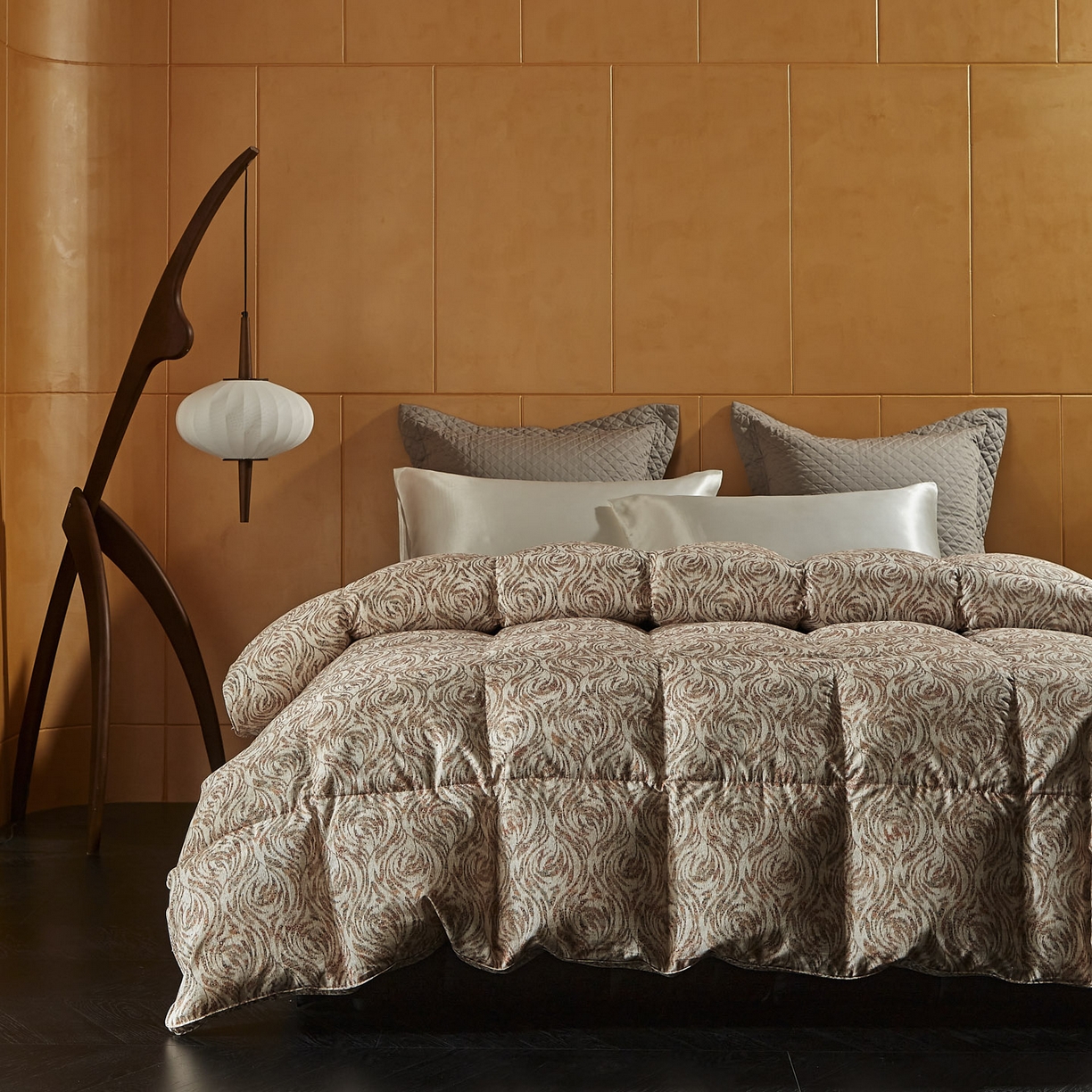 91家纺网 家纺一手货源 找家纺 （总）暖羽屋羽绒馆 2025新款约瑟夫95鹅绒被子绒子95白鹅绒被芯双人加厚冬被2米床春秋被