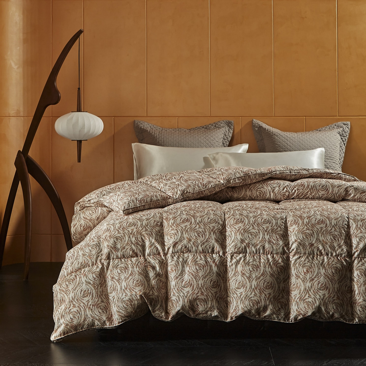 91家纺网 家纺一手货源 找家纺 （总）暖羽屋羽绒馆 2025新款约瑟夫95鹅绒被子绒子95白鹅绒被芯双人加厚冬被2米床春秋被