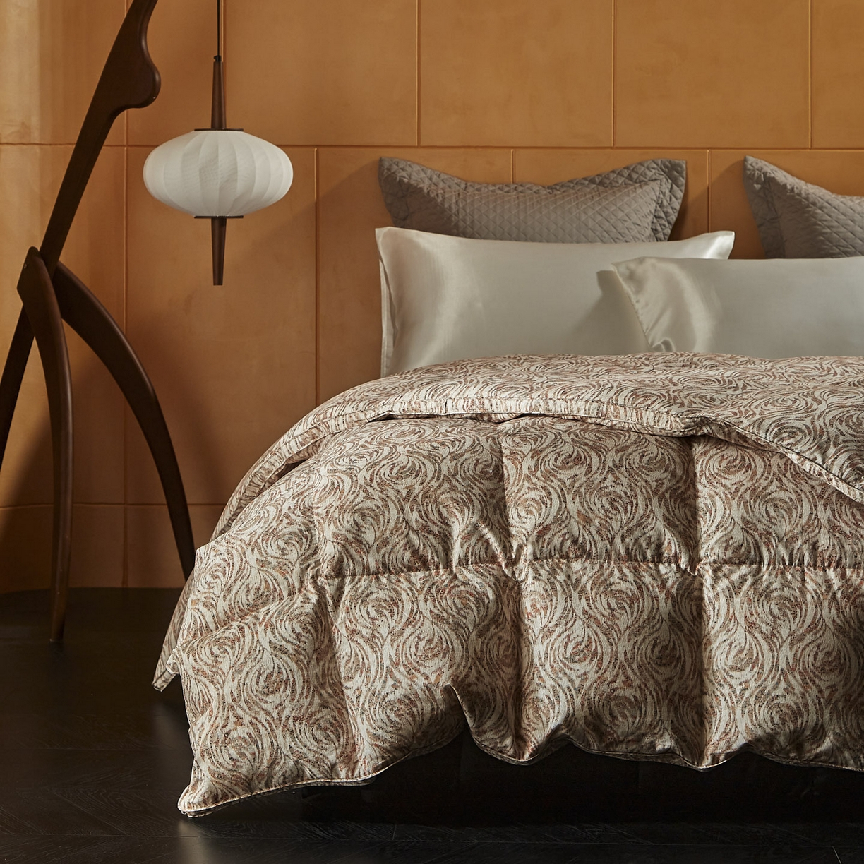 91家纺网 家纺一手货源 找家纺 （总）暖羽屋羽绒馆 2025新款约瑟夫95鹅绒被子绒子95白鹅绒被芯双人加厚冬被2米床春秋被