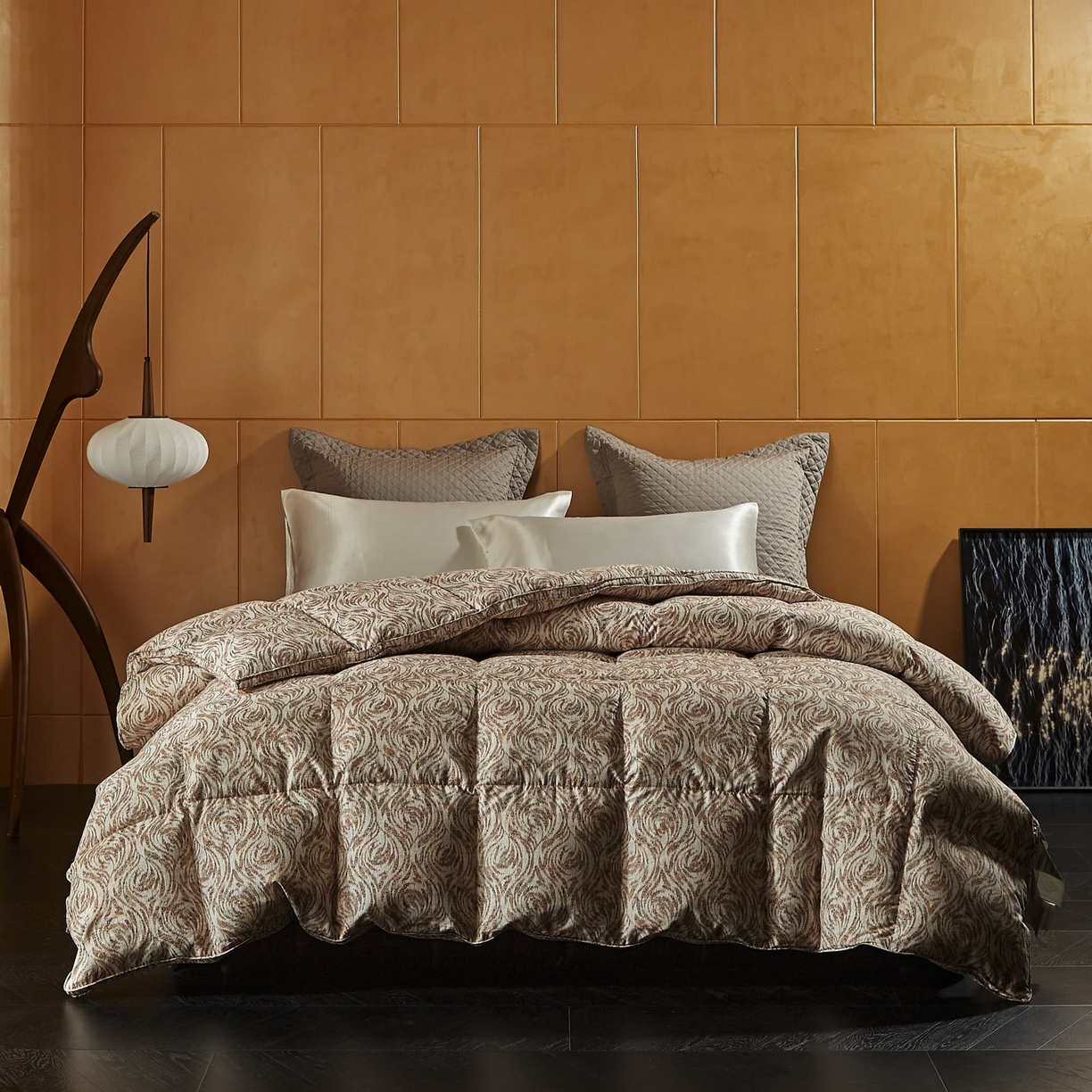 91家纺网 家纺一手货源 找家纺 （总）暖羽屋羽绒馆 2025新款约瑟夫95鹅绒被子绒子95白鹅绒被芯双人加厚冬被2米床春秋被