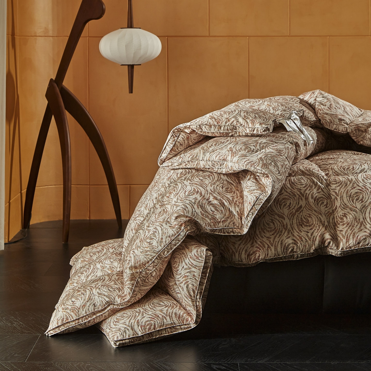 91家纺网 家纺一手货源 找家纺 （总）暖羽屋羽绒馆 2025新款约瑟夫95鹅绒被子绒子95白鹅绒被芯双人加厚冬被2米床春秋被