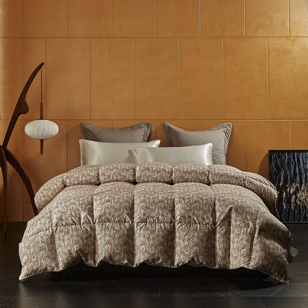 91家纺网 家纺一手货源 找家纺 （总）暖羽屋羽绒馆 2025新款约瑟夫95鹅绒被子绒子95白鹅绒被芯双人加厚冬被2米床春秋被