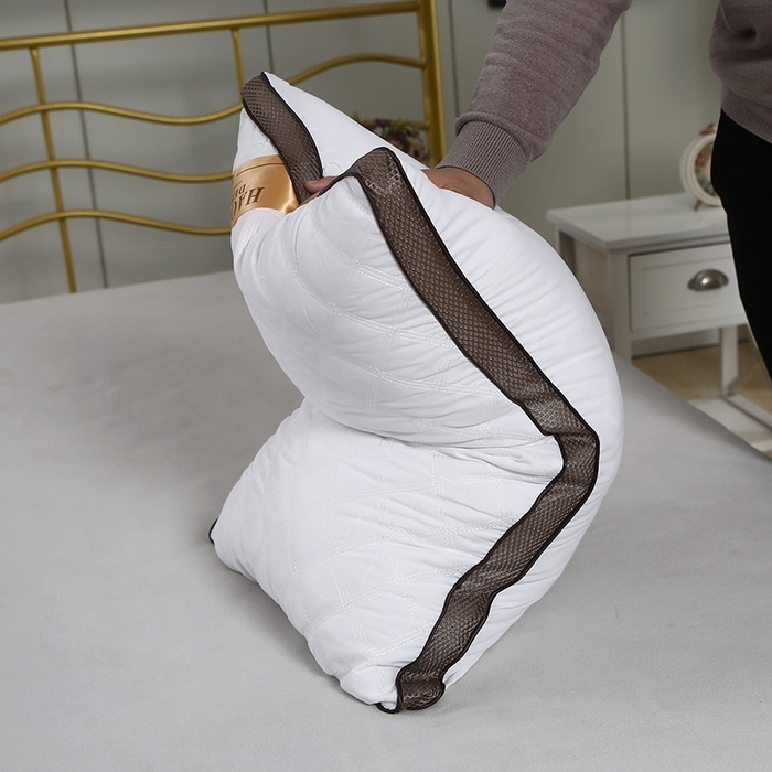 91家纺网 家纺一手货源 找家纺 （总）锦鲤枕芯 2025新款绗缝爆款枕头枕芯