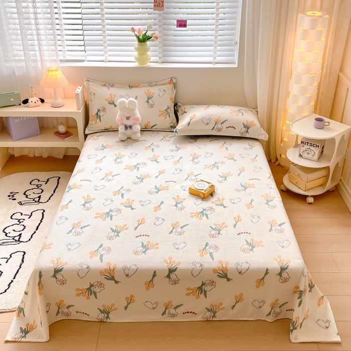 金盛纺 2025新款高克重牛奶绒印花系列单床单(可定制) 星光游乐园