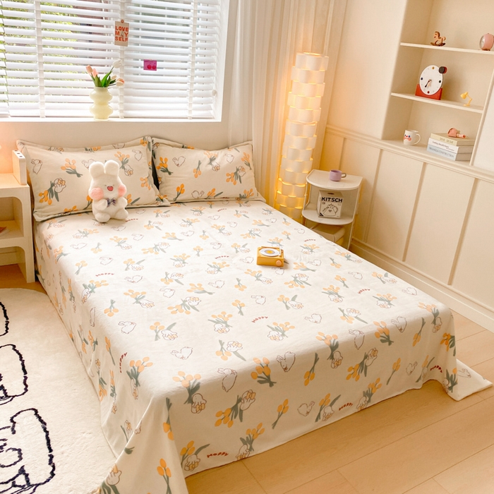 91家纺网 家纺一手货源 找家纺 金盛纺 2025新款高克重牛奶绒印花系列单床单(可定制) 星光游乐园