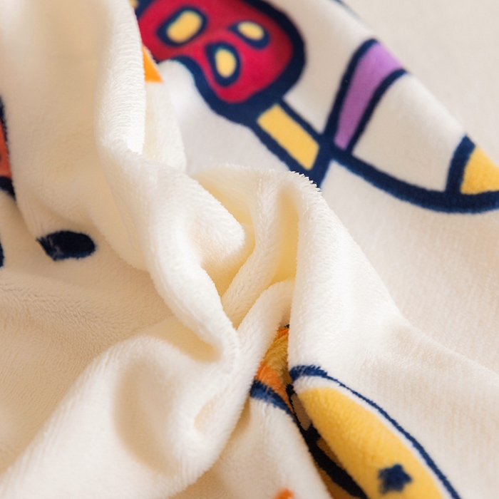 91家纺网 家纺一手货源 找家纺 金盛纺 2025新款高克重牛奶绒印花系列单床单(可定制) 宇航员