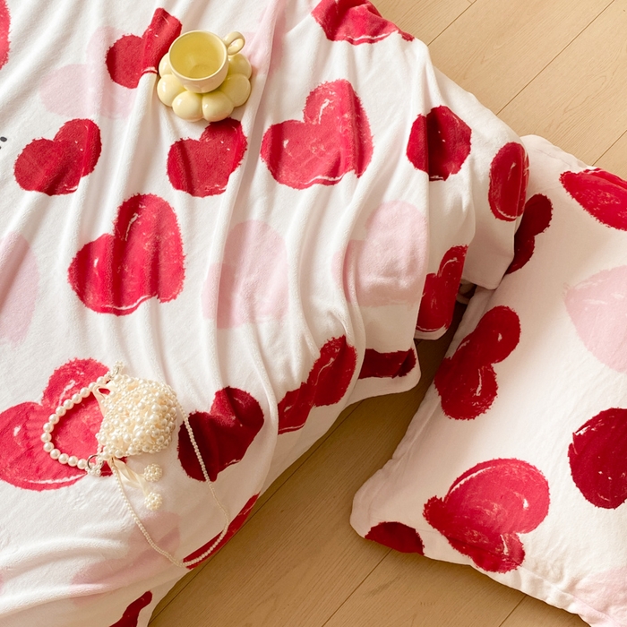 91家纺网 家纺一手货源 找家纺 金盛纺 2025新款高克重牛奶绒印花系列单床单(可定制) 海洋之心