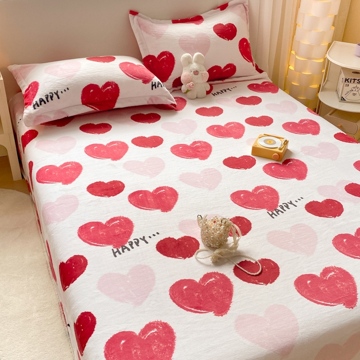 91家纺网 家纺一手货源 找家纺 金盛纺 2025新款高克重牛奶绒印花系列单床单(可定制) 海洋之心