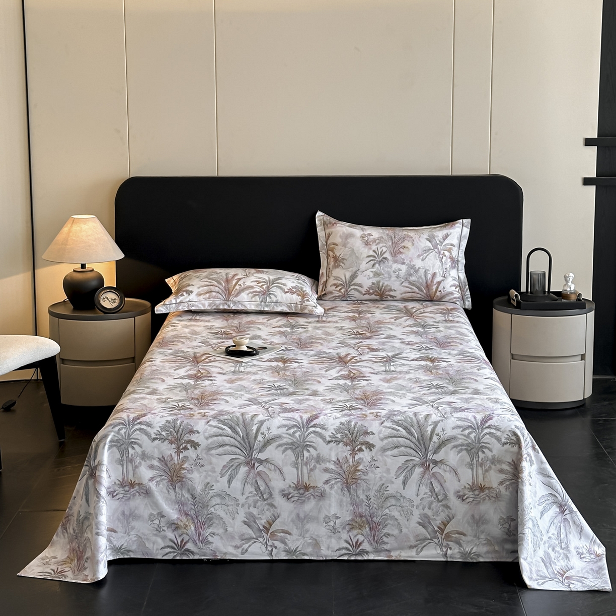 大柏树 2025新款亲肤舒适全棉纯棉磨单床单 床单单件 椿野集米