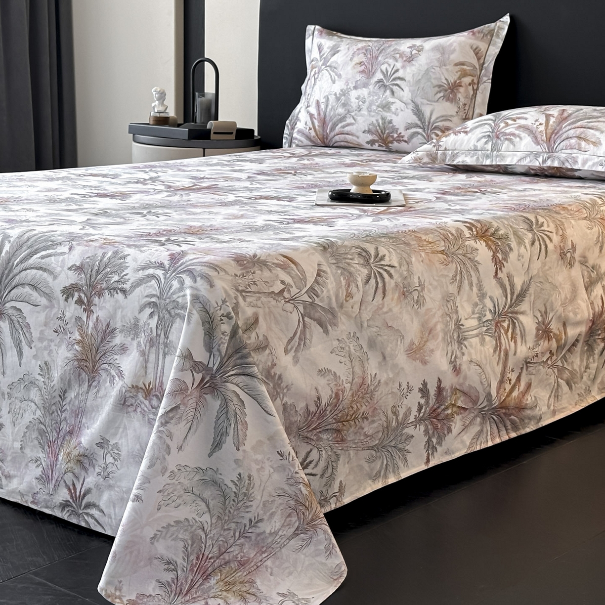 91家纺网 家纺一手货源 找家纺 大柏树 2025新款亲肤舒适全棉纯棉磨单床单 床单单件 椿野集米