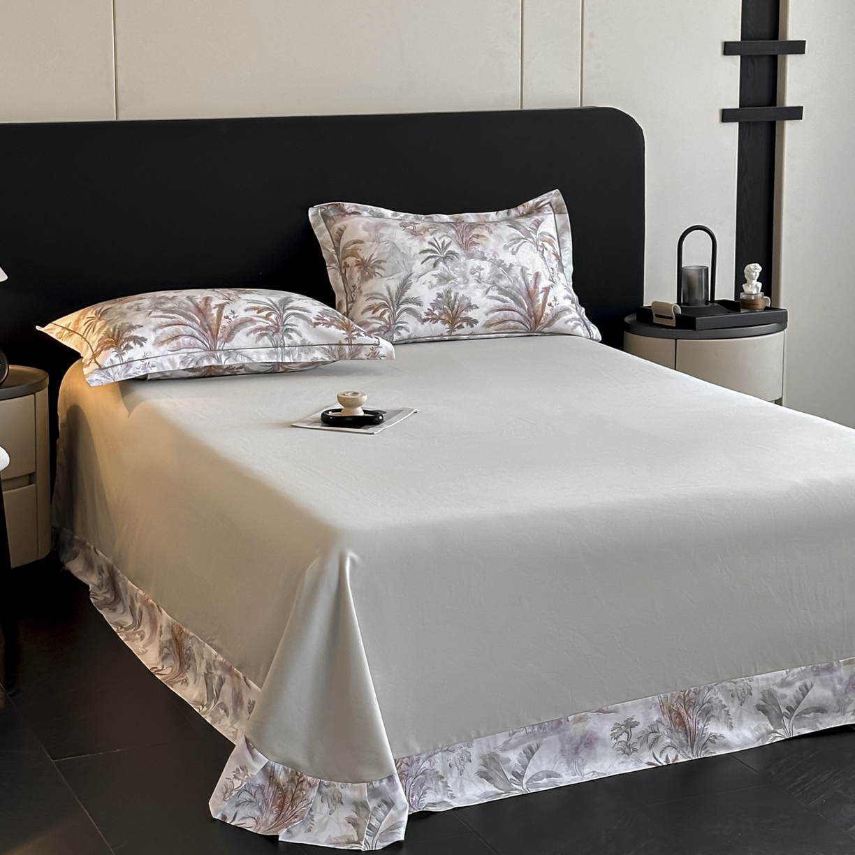 91家纺网 家纺一手货源 找家纺 大柏树 2025新款亲肤舒适全棉纯棉磨单床单 床单单件 椿野集米