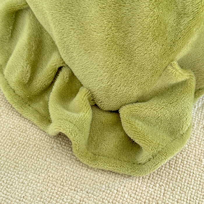 91家纺网 家纺一手货源 找家纺 优家居 2025秋冬高克重牛奶绒床裙纯色蕾丝边花边刺绣法式公主风床罩床盖 清新绿