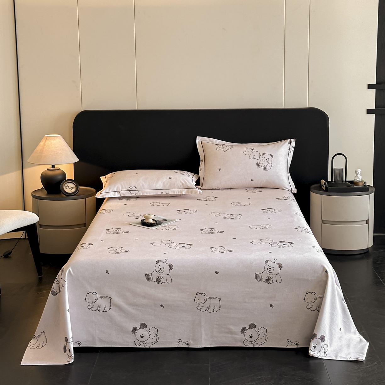 大柏树 2025新款亲肤舒适全棉纯棉磨单床单 床单单件 吉唛