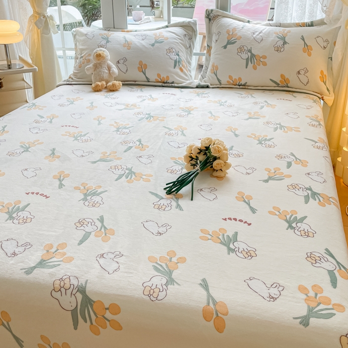 91家纺网 家纺一手货源 找家纺 金盛纺 2025新款高克重牛奶绒印花系列单床笠(可定制) 星光游乐园