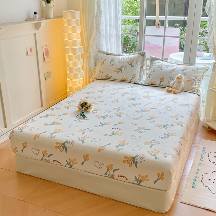 91家纺网 家纺一手货源 找家纺 金盛纺 2025新款高克重牛奶绒印花系列单床笠(可定制) 星光游乐园