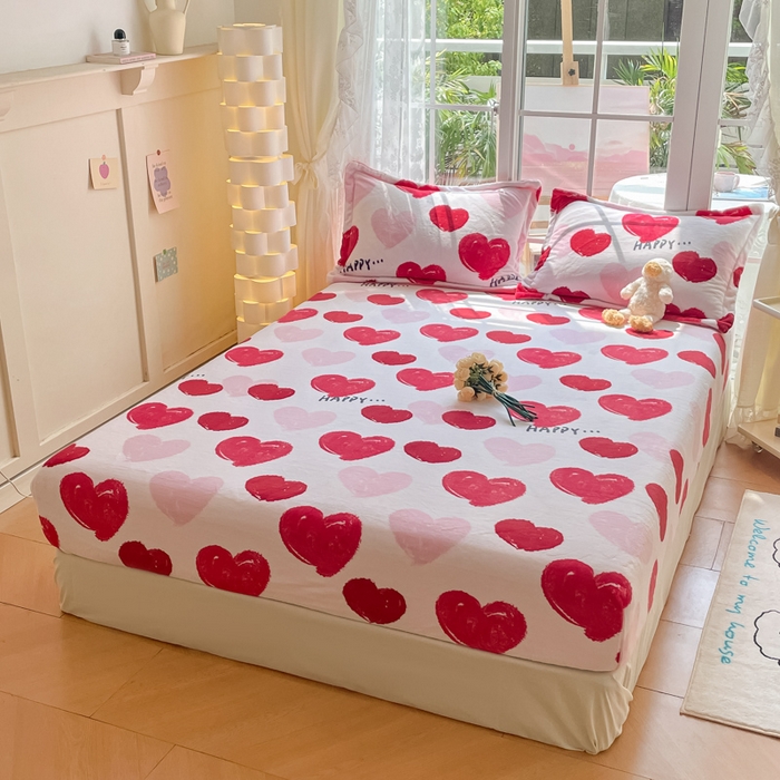 91家纺网 家纺一手货源 找家纺 金盛纺 2025新款高克重牛奶绒印花系列单床笠(可定制) 海洋之心