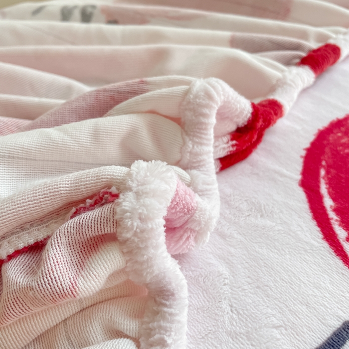 91家纺网 家纺一手货源 找家纺 金盛纺 2025新款高克重牛奶绒印花系列单床笠(可定制) 海洋之心