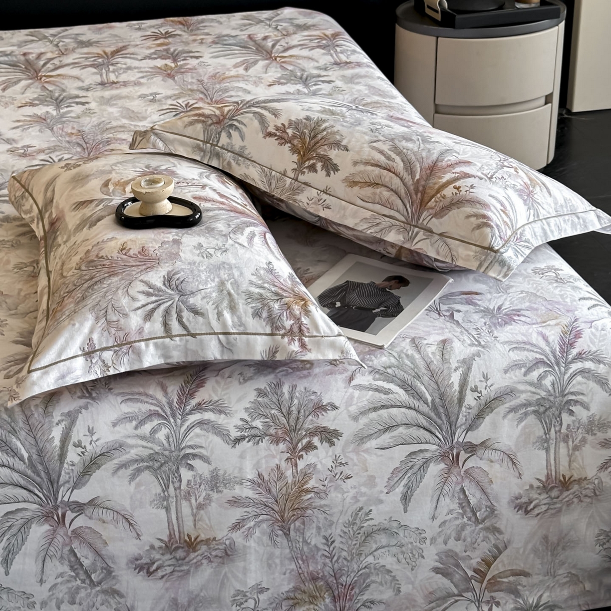 91家纺网 家纺一手货源 找家纺 大柏树 2025新款亲肤舒适全棉纯棉磨单床笠 床笠单件 椿野集米