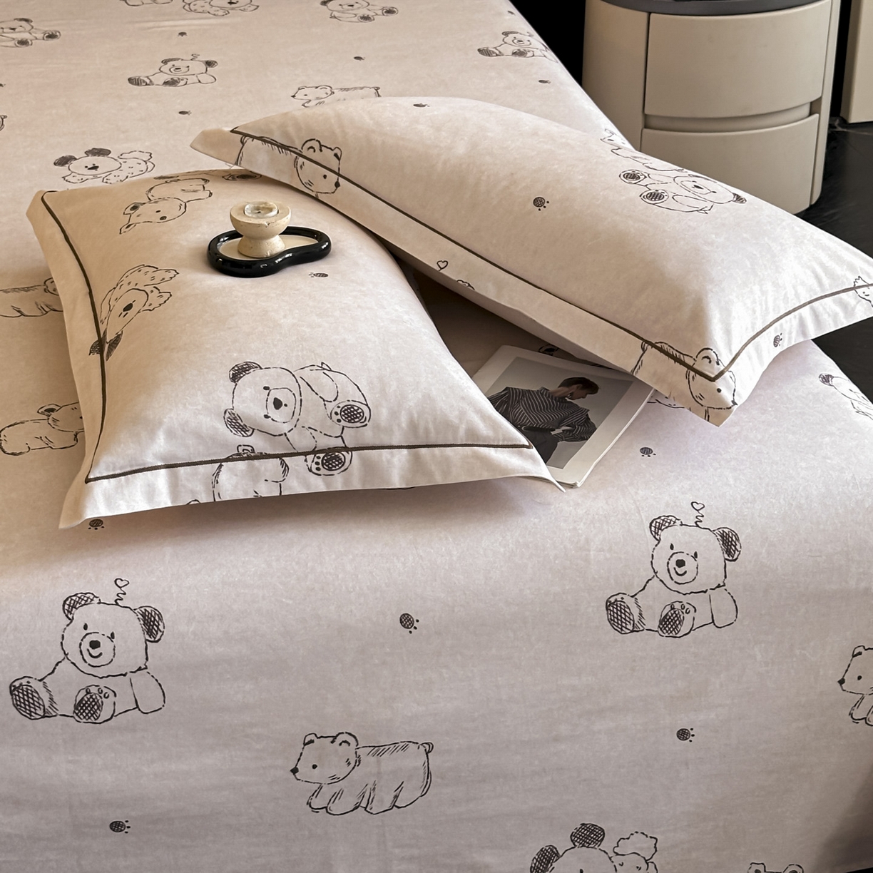 91家纺网 家纺一手货源 找家纺 大柏树 2025新款亲肤舒适全棉纯棉磨单床笠 床笠单件 吉唛