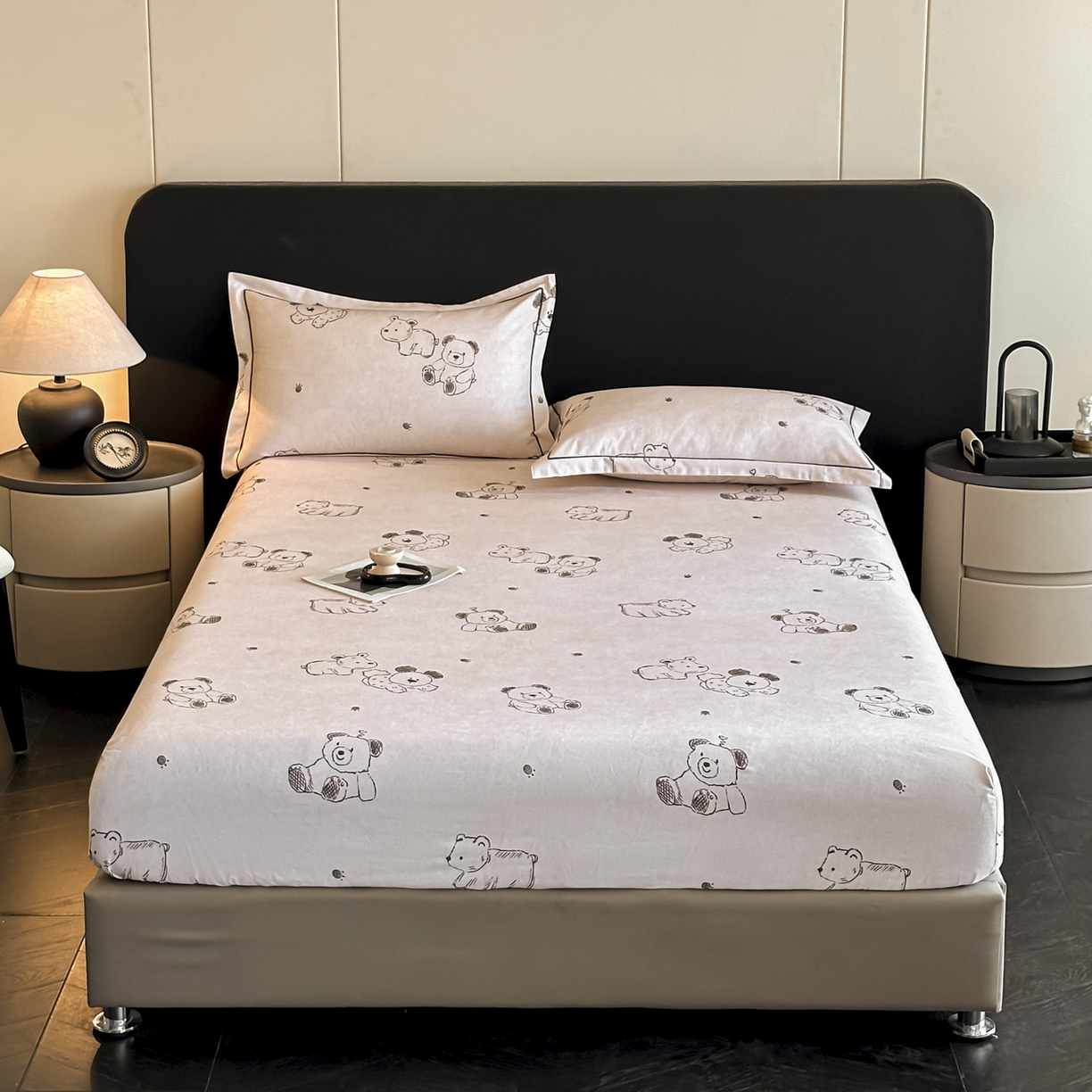 91家纺网 家纺一手货源 找家纺 大柏树 2025新款亲肤舒适全棉纯棉磨单床笠 床笠单件 吉唛