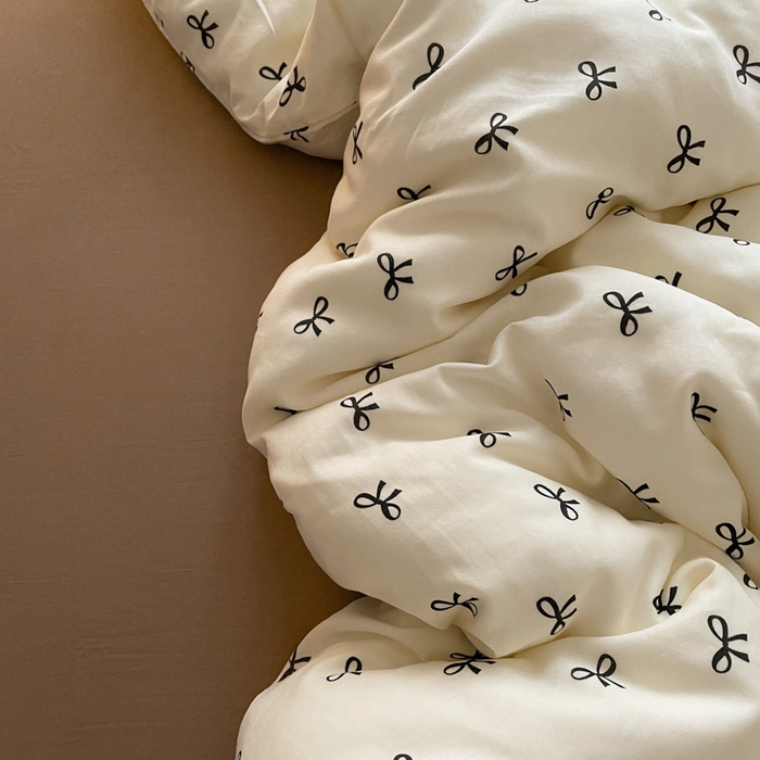 91家纺网 家纺一手货源 找家纺 （总）典曼家纺 2025新款A类母婴级抗菌有氧双层纱亲肤小清新印花三件套四件套