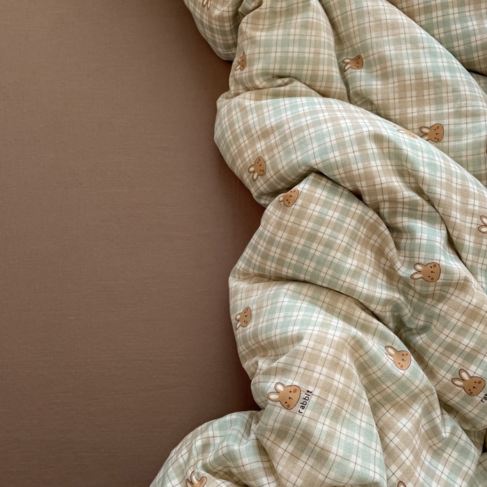 91家纺网 家纺一手货源 找家纺 （总）典曼家纺 2025新款A类母婴级抗菌有氧双层纱亲肤小清新印花三件套四件套