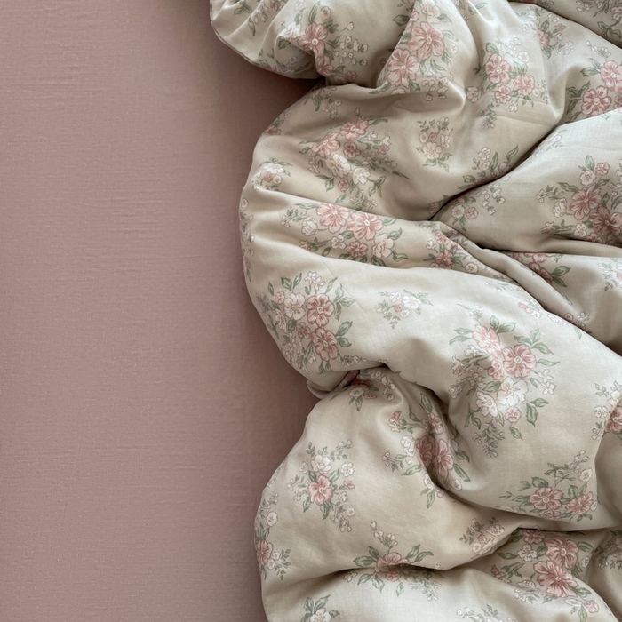 91家纺网 家纺一手货源 找家纺 （总）典曼家纺 2025新款A类母婴级抗菌有氧双层纱亲肤小清新印花三件套四件套