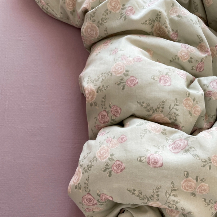 91家纺网 家纺一手货源 找家纺 （总）典曼家纺 2025新款A类母婴级抗菌有氧双层纱亲肤小清新印花三件套四件套