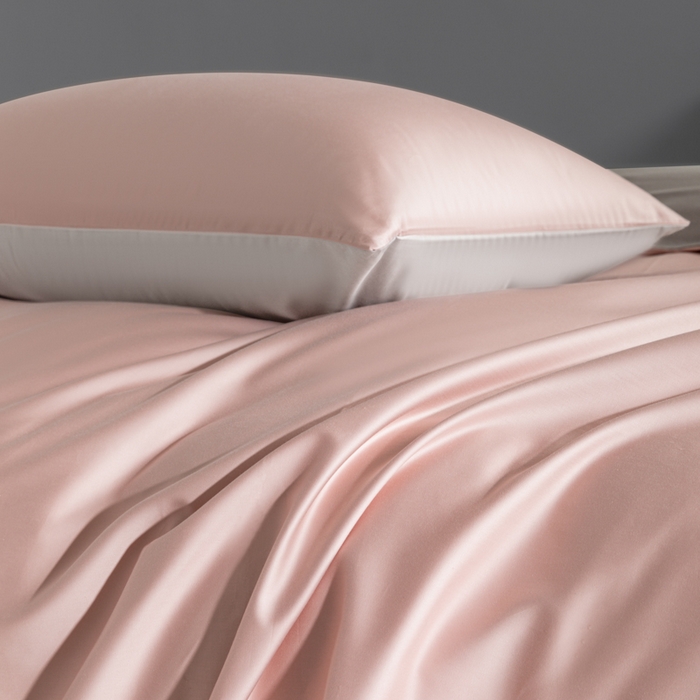 91家纺网 家纺一手货源 找家纺 栩裕纺织 2025新款长绒棉经典双拼四件套-孚星 孚星-珍珠粉