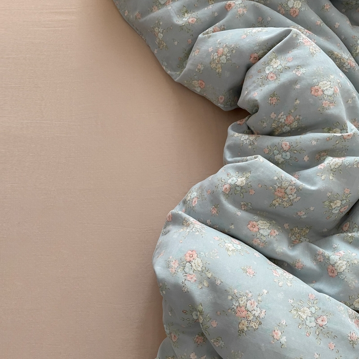 91家纺网 家纺一手货源 找家纺 （总）典曼家纺 2025新款A类母婴级抗菌有氧双层纱亲肤小清新印花三件套四件套