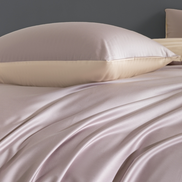 91家纺网 家纺一手货源 找家纺 栩裕纺织 2025新款长绒棉经典双拼四件套-孚星 孚星-优雅紫