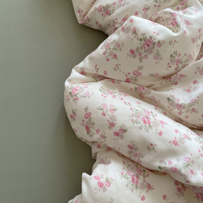 91家纺网 家纺一手货源 找家纺 （总）典曼家纺 2025新款A类母婴级抗菌有氧双层纱亲肤小清新印花三件套四件套