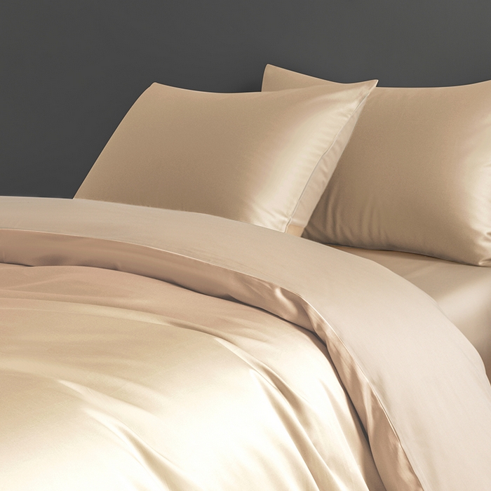 91家纺网 家纺一手货源 找家纺 栩裕纺织 2025新款长绒棉经典双拼四件套-孚星 孚星-香槟色