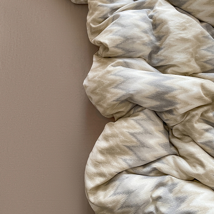 91家纺网 家纺一手货源 找家纺 （总）典曼家纺 2025新款A类母婴级抗菌有氧双层纱亲肤小清新印花三件套四件套