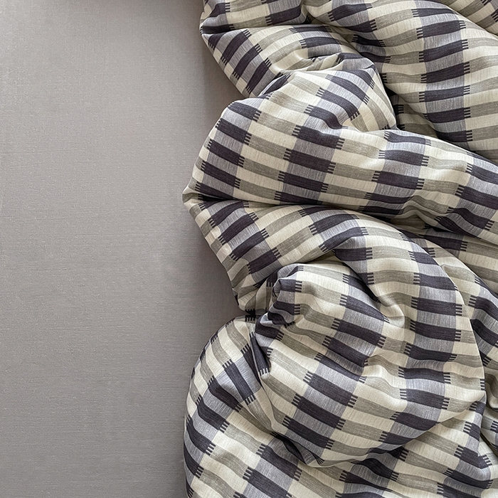 91家纺网 家纺一手货源 找家纺 （总）典曼家纺 2025新款A类母婴级抗菌有氧双层纱亲肤小清新印花三件套四件套