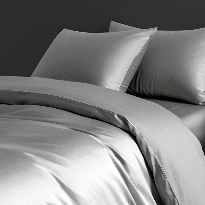 91家纺网 家纺一手货源 找家纺 栩裕纺织 2025新款长绒棉经典双拼四件套-孚星 孚星-星辰灰