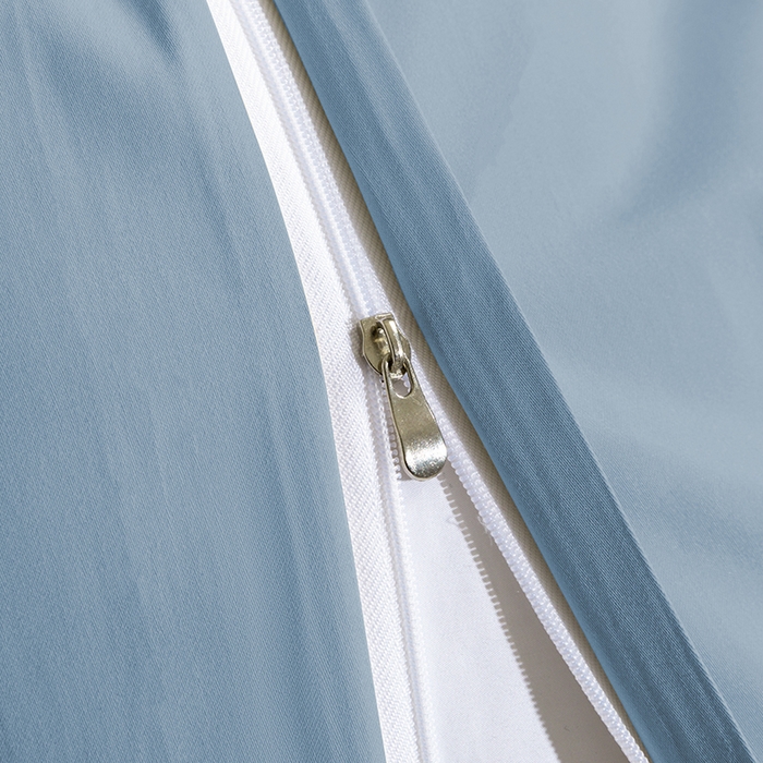 91家纺网 家纺一手货源 找家纺 栩裕纺织 2025新款长绒棉经典双拼四件套-孚星 孚星-月光蓝