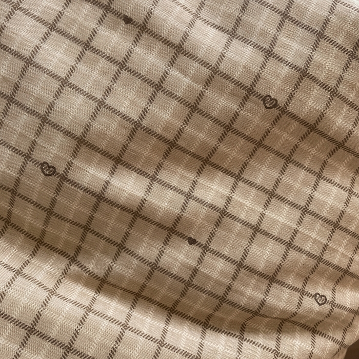 91家纺网 家纺一手货源 找家纺 典曼家纺 2025新款A类母婴级抗菌有氧双层纱亲肤小清新印花三件套四件套 可心咖