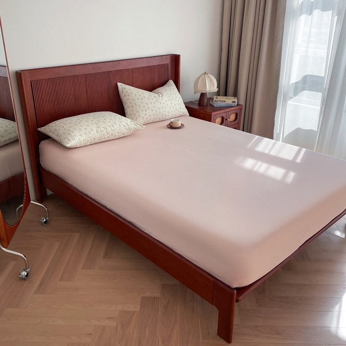 91家纺网 家纺一手货源 找家纺 典曼家纺 2025新款A类母婴级抗菌有氧双层纱亲肤小清新印花三件套四件套 花田错