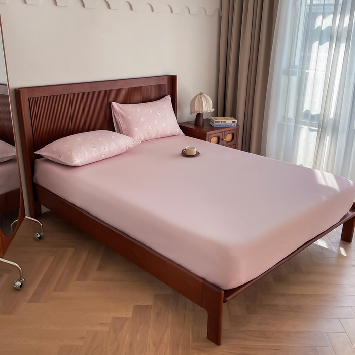 91家纺网 家纺一手货源 找家纺 典曼家纺 2025新款A类母婴级抗菌有氧双层纱亲肤小清新印花三件套四件套 凯蒂猫