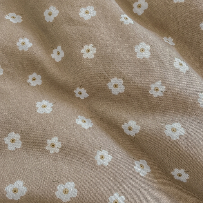 91家纺网 家纺一手货源 找家纺 典曼家纺 2025新款A类母婴级抗菌有氧双层纱亲肤小清新印花三件套四件套 洛可可